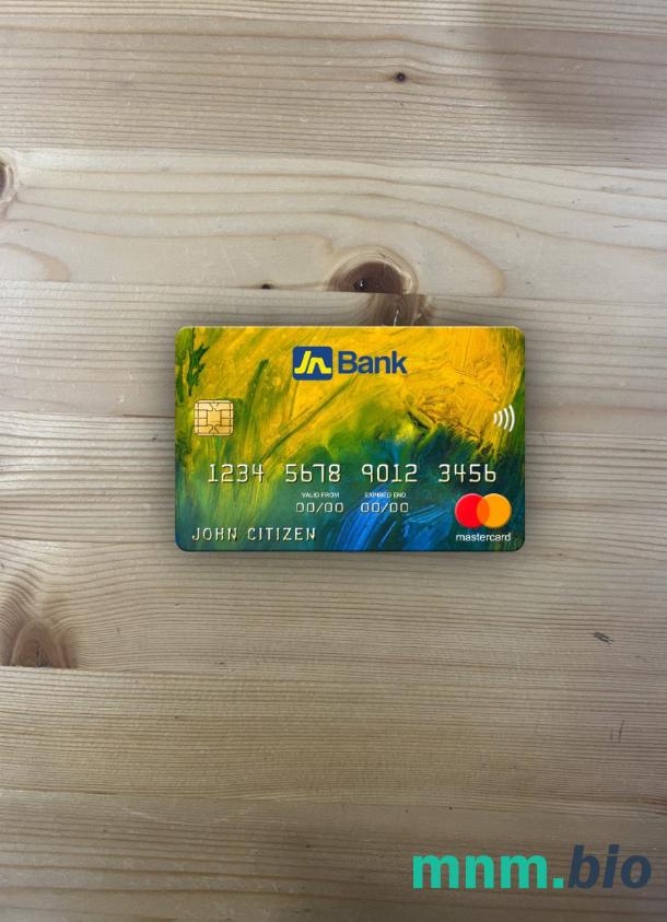 Jamaica National bank wygląd zdjęcia mastercard skan PSD + zdjęcie